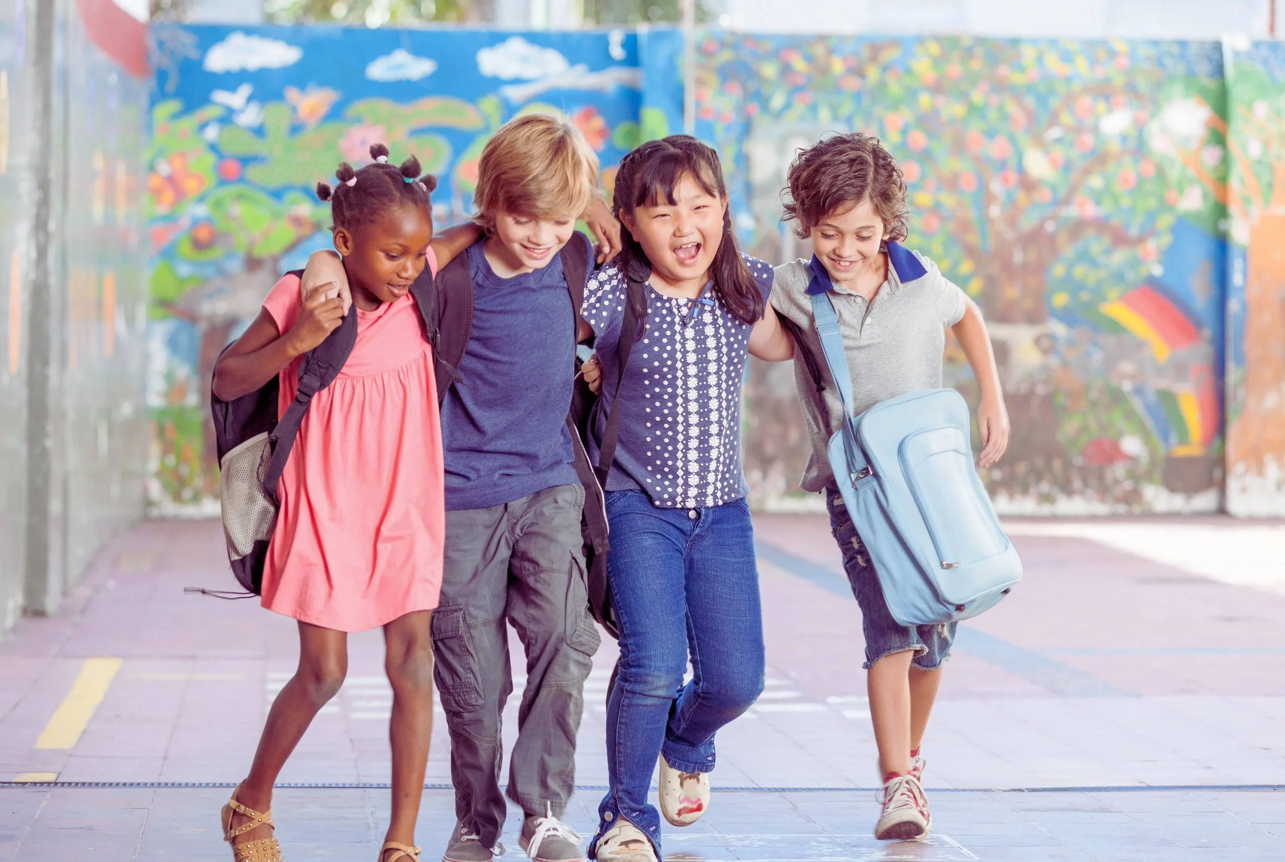 children going to school for afg wp